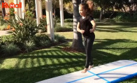 huge air track for fitness plan